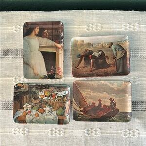 Vintage melamine trays
